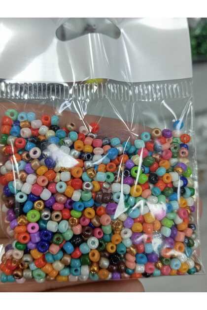 6 Numara 0,6 Kum Boncuk 30 gr. Ortalama: 330-350 Adet