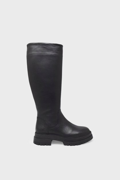 Kadın Casual Deri Çizme Siyah CB25900-1