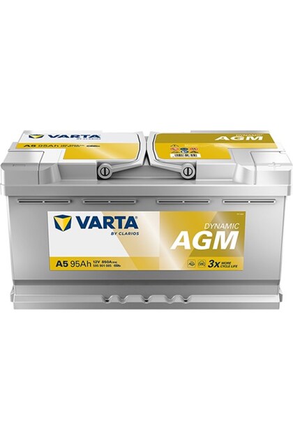 VARTA 135D31L バッテリー 12V 80Ah 800A Varta Anabayiden F21 A6 12 V 80 Ah Start-Stop AGM -Hurda Akü