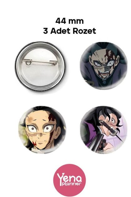 Demon Slayer Bag Ornament Set / Badge Set / Opener Keychain Set