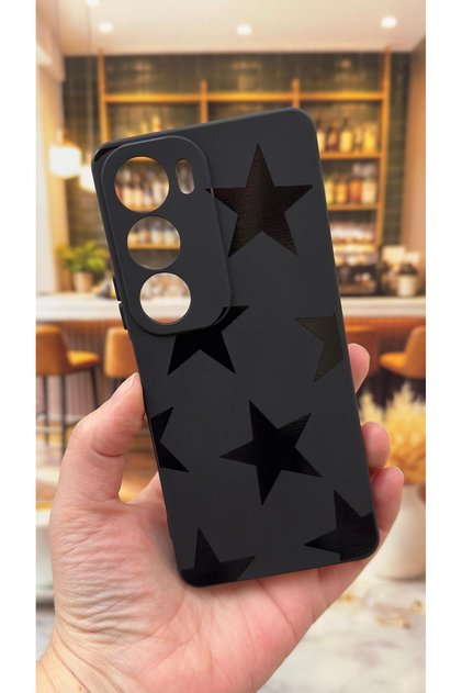 Vivo Y19S Compatible Star Silicone Shock-Absorbing Classic Protective Rubber Case