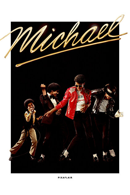 Pixaflair - Michael Jackson - Michael - Tablo - Çerçevesiz Film