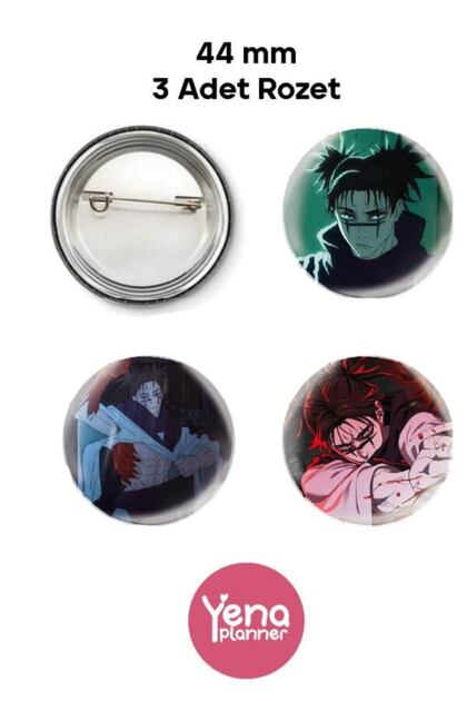 Jujutsu Kaisen Bag Ornament/Badge Set