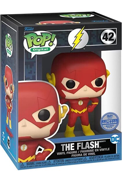 Digital Pop! DC Comics The Flash Rebirth Physical Exclusive 2050 Limitli Ultra Nadir Pop Figür