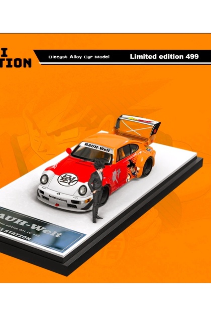 Mini Station Porsche RWB 964 Dragon Ball Z 3'lü Set (Pleksi-Kutulu