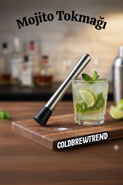 Professional Stainless Steel Cocktail Muddler - Cocktail - Bar Cocktail Muddler Fruit and Ice Crusher