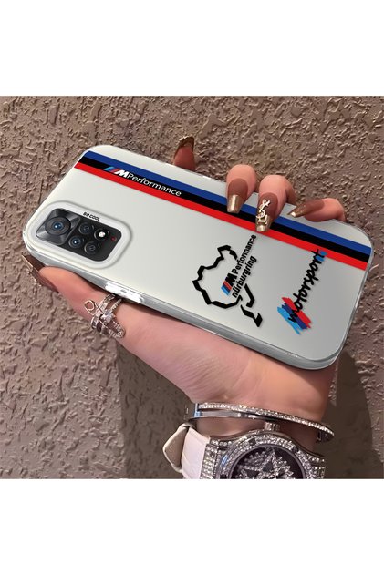 Silicone Edge Hard Back Thin Phone Case Compatible with Redmi Note 12 Pro 4g Bmw Pattern
