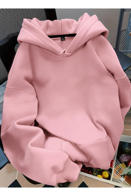 UNISEX Kapüşonlu Kanguru Cepli Sweatshirt