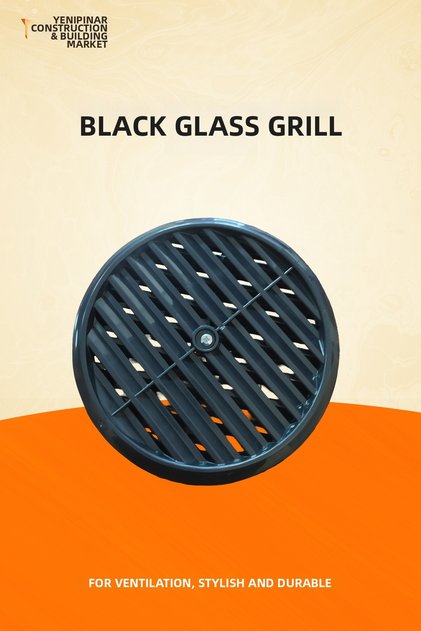 Glass Ventilation Grille Black | For Ventilation, Stylish and Durable