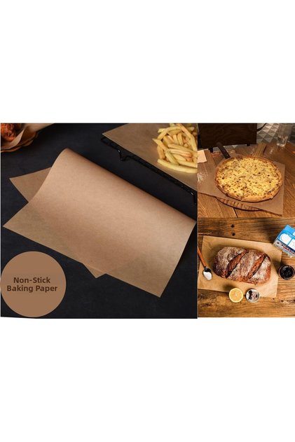 100 Pieces of Ovenable Greaseproof Baking Paper 37*42 Disposable Oven Paper