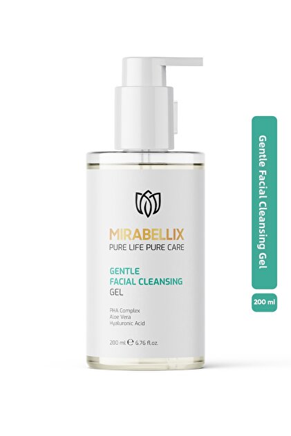 Gentle & Moisturizing Facial Cleansing Gel – Contains Hyaluronic Acid, Aloe Vera and Pha Complex 200 ml