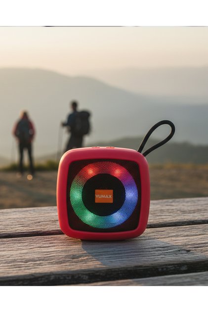 yumax RGB Işıklı Bluetooth Hoparlör 5W | IPX4 Suya Dayanıklı