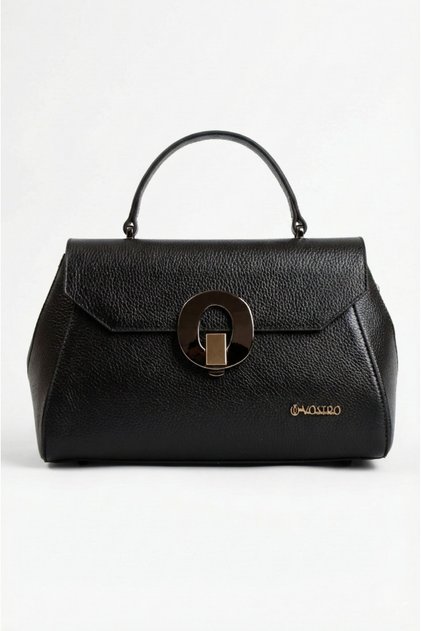 Handmade Italian Style 100% Real Genuine Leather Women's Long Strap Lockable Handbag - Vostro20219