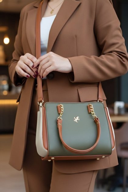 Original Miami Polo Women's 4-Section Hand and Shoulder Bag