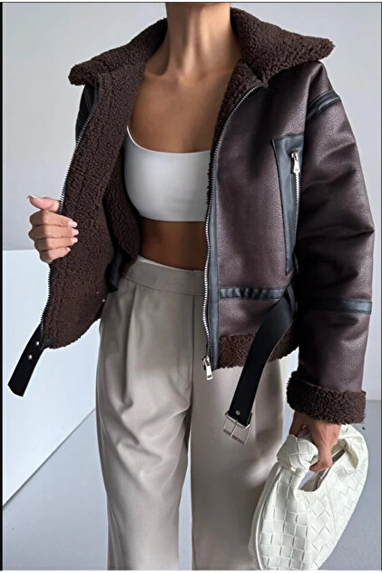 Laminated Fur Jacket