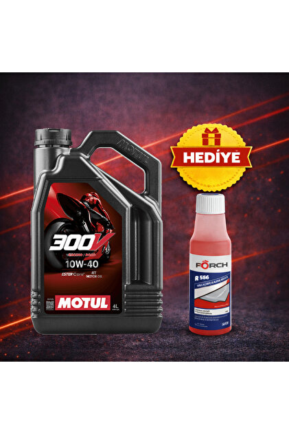 MOTUL モチュール 300V FACTORYLINE 10w-40 4L Motul 300V Factory Line Road 10W-40 4T Motosiklet Motor Yağı 4 Lt