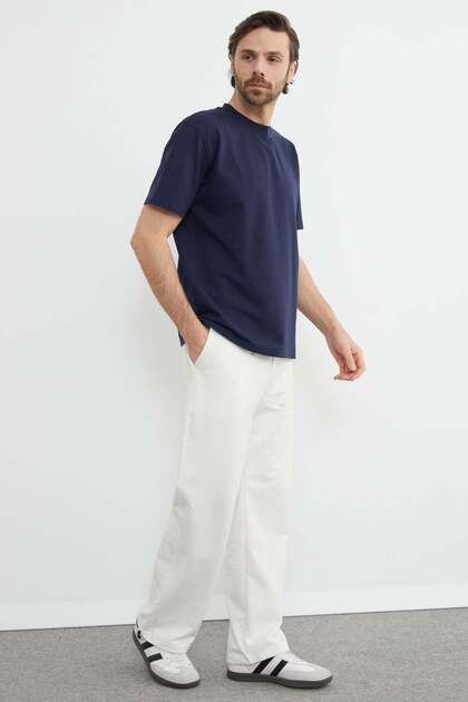Yazı Printed Baggy Sweatpants with Stoppers