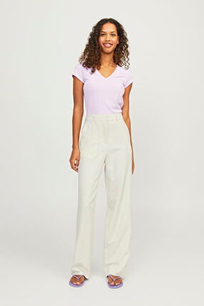 Pantaloni Uomo JJXX JXSIVA | Relaxed Fit In Cotone | Con Strisce E Vita Elastica | Tasche Anteriori