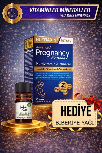 Pregnancy Formula -(21 Vitamin&Mineral) 30 Adet Tablet
