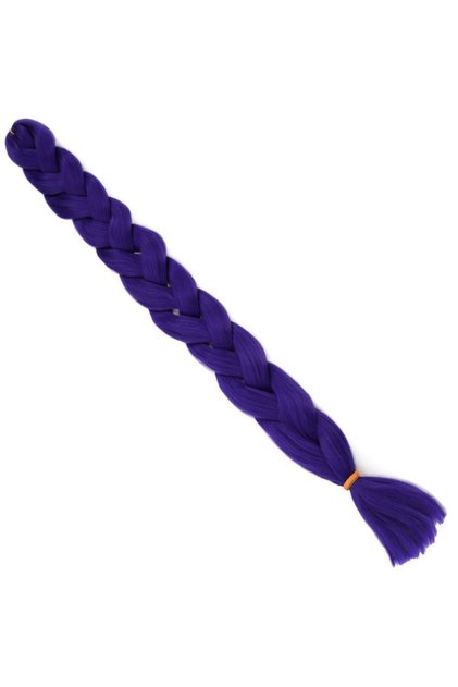 Afrika Örgüsü Rasta Ve Box Braid Için Sentetik Saç 100 gram - Mor purple 3