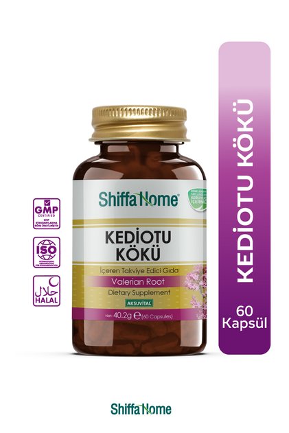 Kediotu Kökü Kapsül Kedi Otu Valerian Root 60 Kapsül