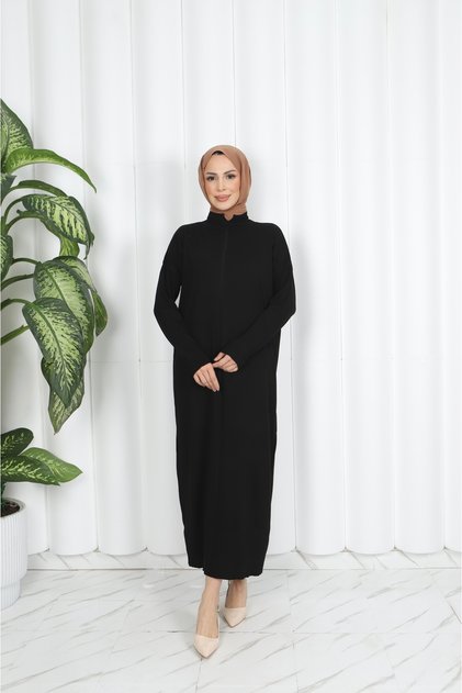 Venezya Knitwear Dress with Collar Detail