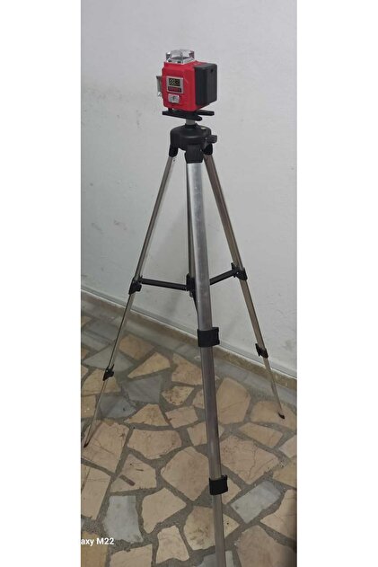 Rodex 16 ÇİZGİLİ HİZALAMA LAZERİ 4D (Gri) + LAZER TERAZİ TRİPODU
