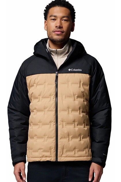 Columbia Grand Trek™ III Down Hooded Jacket Erkek Outdoor Montu