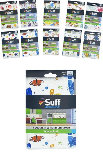 Çiçek Sepeti -10 Desen Mutfak Bezi 40x40 (1 ADET) |