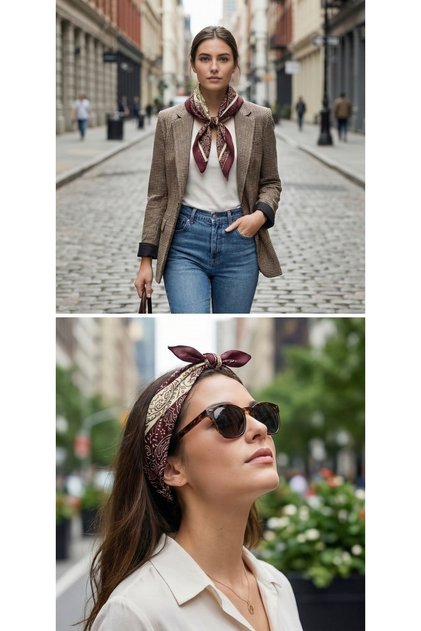 Two Seasons Paisley Pattern 55X55Cm Bandana/Scarf