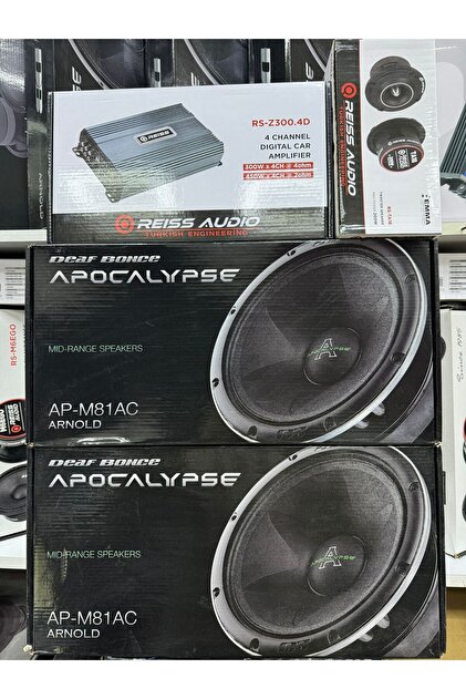 APOCALYPSE ap-m81ac 20cm iki takım midrange 600wat 300rms z-300.4