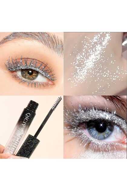 Mascara Pailleté Violet Qiciy Glitter - Effet Brillant Et Fun