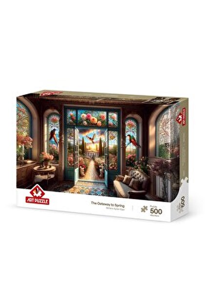 byoubu ファブリックアート 802mm×653mm Art Puzzle Kitap Bahçesi 500 Parça Puzzle - Fiyatı, Yorumları
