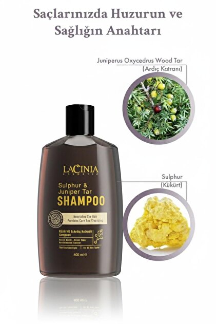Lacinia Kükürt Ve Ardıç Katranlı Şampuan 400ml - Fiyatı, Yorumları