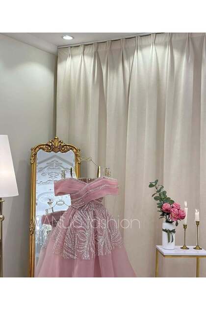فستان سهرة ميدي 4121