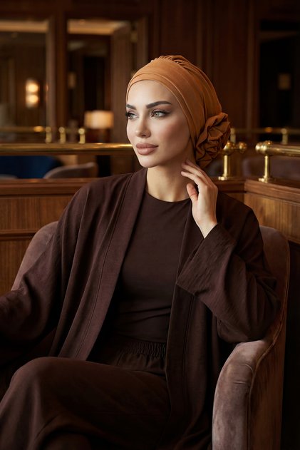 Zarif Hazır Türban,Camel,HT-92