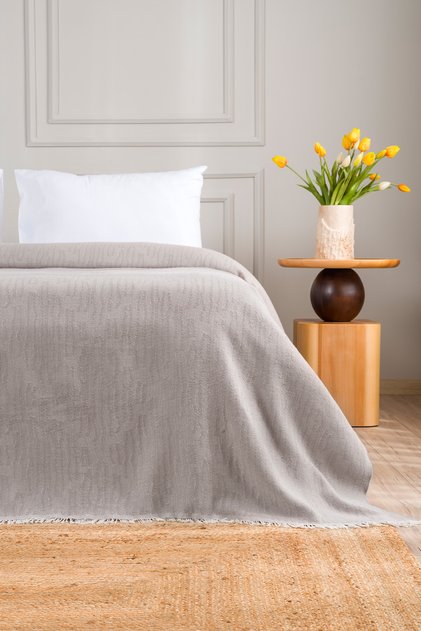 Koza Laks Gray Blanket 200x230cm 9081