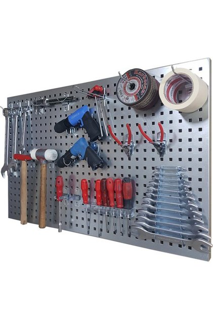 Galvaniz Askı Panosu Ve Kanca Seti