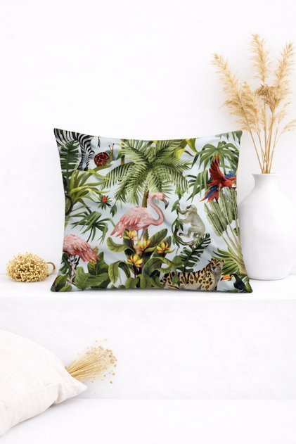 Tropical Spring Carnival Decorative Throw Pillow Case (45X45 cm)