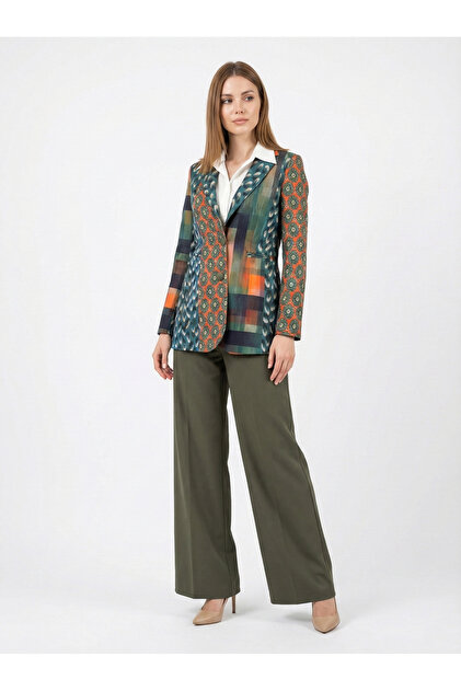 Yeşil Garni Hürrem Blazer Ceket
