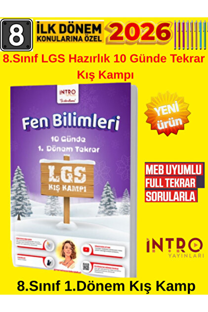 Mozaik Yayınları İntro 8.Sınıf Lgs Matematik-Türkçe-Fen Yarıyıl 1