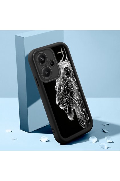 Redmi Note 13 Pro Plus+ 5g Compatible Soft Silicone Phone Case Anti-Fall Lion