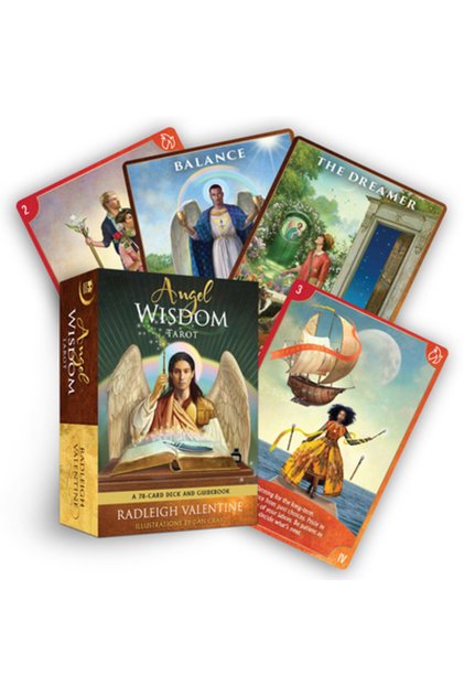 Cărți de Tarot cu Îndrumare Angelică: Un Pachet de 78 de Cărți și Ghid