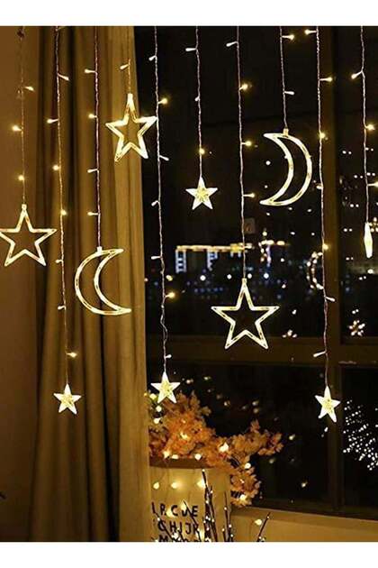 Gallery 3.5M Ramadan Light For Home Decoration Star And Moon Shaped Led Light