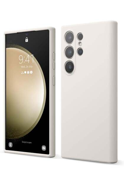 Silicone Case for Samsung S24 Ultra, Silky Soft Touch Full-Body Protective Phone Case, Anti-Scratch