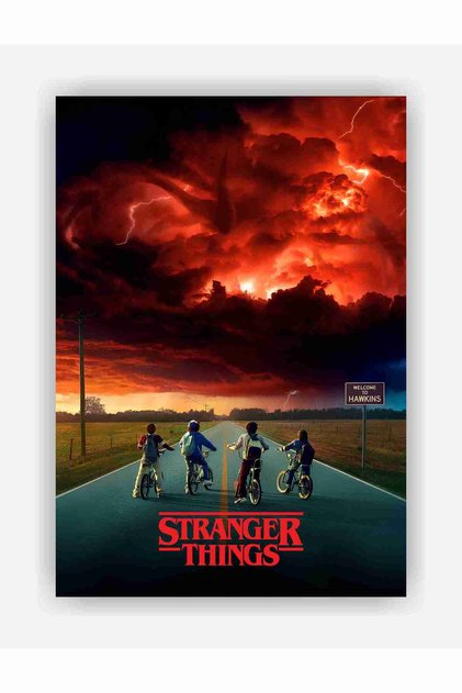 Stranger Things Kağıt Poster - Çerçevesiz