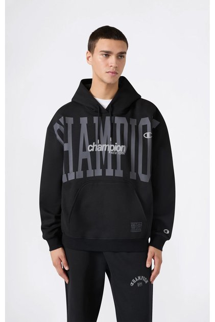 Hooded Sweatshirt Erkek Siyah Sweatshirt - 221304-KK001