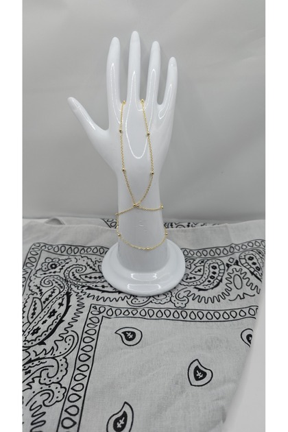 Stainless Steel Gold Color Bead Themed Shahmeran