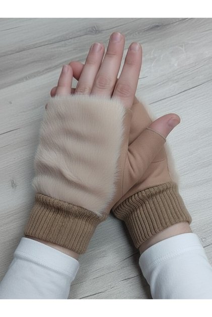 Women's Gloves+Plush+Flexible+Artificial Cashmere+Fingerless Stylish Design