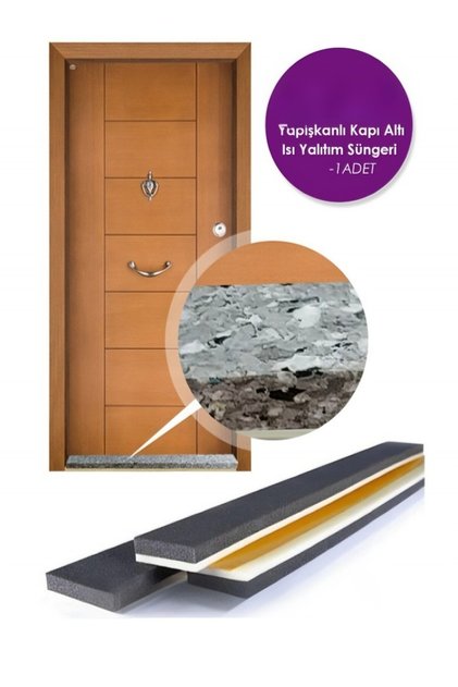 Yapışkanlı Kapı Altı Eşik Süngeri 90 cm – Soğuk, Toz ve Böcek Önleyici